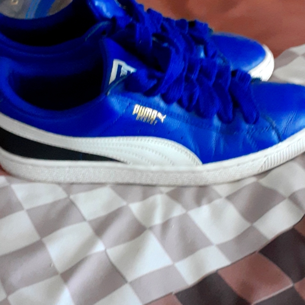 PUMAS  SIZE 7.5 Royle Blue.